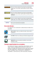 Preview for 29 page of Toshiba X875-SP7361KM (Spanish) Manual Del Usuario