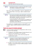 Preview for 98 page of Toshiba X875-SP7361KM (Spanish) Manual Del Usuario