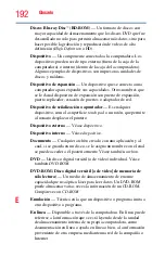 Preview for 192 page of Toshiba X875-SP7361KM (Spanish) Manual Del Usuario