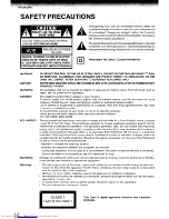 Предварительный просмотр 2 страницы Toshiba XD-E500 Owner'S Manual