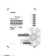 Toshiba XD-E500KC Owner'S Manual предпросмотр