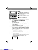 Preview for 2 page of Toshiba XD-E500KC Owner'S Manual