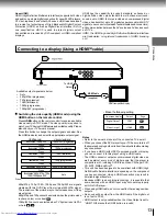 Preview for 13 page of Toshiba XD-E500KY Owner'S Manual