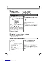 Preview for 22 page of Toshiba XDE600 Owner'S Manual