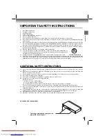 Preview for 3 page of Toshiba XDE600KU Owner'S Manual