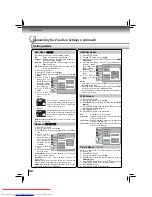 Preview for 32 page of Toshiba XDE600KU Owner'S Manual