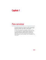 Предварительный просмотр 43 страницы Toshiba Z835-SP3201M (Spanish) Manual Del Usuario