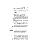 Предварительный просмотр 69 страницы Toshiba Z835-SP3201M (Spanish) Manual Del Usuario