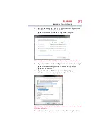 Предварительный просмотр 87 страницы Toshiba Z835-SP3201M (Spanish) Manual Del Usuario