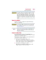 Предварительный просмотр 111 страницы Toshiba Z835-SP3201M (Spanish) Manual Del Usuario