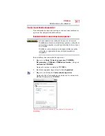 Предварительный просмотр 141 страницы Toshiba Z835-SP3201M (Spanish) Manual Del Usuario