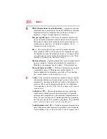 Предварительный просмотр 208 страницы Toshiba Z835-SP3201M (Spanish) Manual Del Usuario