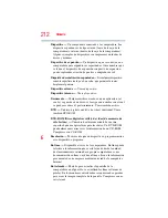 Предварительный просмотр 212 страницы Toshiba Z835-SP3201M (Spanish) Manual Del Usuario