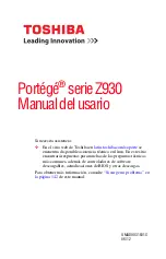 Toshiba Z930-SP3242L (Spanish) Manual Del Usuario preview