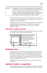 Предварительный просмотр 17 страницы Toshiba Z930-SP3242L (Spanish) Manual Del Usuario