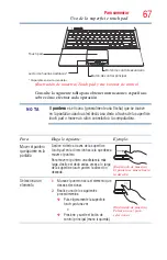 Предварительный просмотр 67 страницы Toshiba Z930-SP3242L (Spanish) Manual Del Usuario