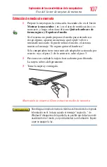 Предварительный просмотр 107 страницы Toshiba Z930-SP3242L (Spanish) Manual Del Usuario