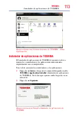 Предварительный просмотр 113 страницы Toshiba Z930-SP3242L (Spanish) Manual Del Usuario