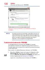 Предварительный просмотр 130 страницы Toshiba Z930-SP3242L (Spanish) Manual Del Usuario