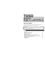 Предварительный просмотр 1 страницы TOSO Mytec 01 Instruction Manual