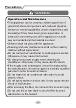 Preview for 4 page of Tosot GWH12QB-K3DNB4D/I Owner'S Manual