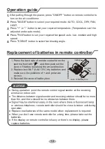 Preview for 15 page of Tosot GWH12QB-K3DNB4D/I Owner'S Manual