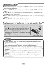 Preview for 17 page of Tosot MONA-20 Owner'S Manual