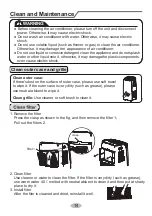 Preview for 18 page of Tosot MONA-20 Owner'S Manual