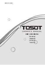 Preview for 1 page of Tosot TM18H5O Owner'S Manual