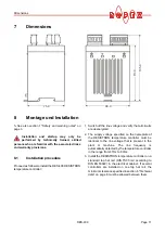 Preview for 11 page of Toss RESISTRON ROPEX RES-409 Operating Instructions Manual