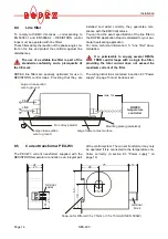 Preview for 14 page of Toss ROPEX RESISTRON RES-403 Operating Instructions Manual