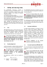 Preview for 3 page of Toss ROPEX RESISTRON RES-407 Operating Instructions Manual