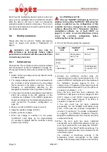 Preview for 22 page of Toss ROPEX RESISTRON RES-407 Operating Instructions Manual