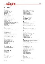 Preview for 42 page of Toss ROPEX RESISTRON RES-407 Operating Instructions Manual