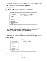 Предварительный просмотр 22 страницы Tosumi TOM1031 Instruction Manual