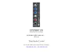 Preview for 1 page of Total Audio Control COMPRESSOR ONE 500 Series Assembly And User'S Manual