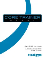 Total Gym Core Trainer Blast Owner'S Manual предпросмотр