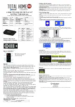 Preview for 1 page of TOTAL HOME FX 28067 Instruction Manual