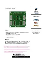 Preview for 1 page of Total Phase Level Shifter User Manual