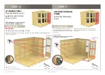 Preview for 6 page of total sheds Pent Potting Shed Assembly Manual