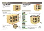 Preview for 10 page of total sheds Pent Potting Shed Assembly Manual