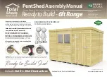 total sheds Pent Shed Assembly Manual preview