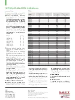 Preview for 2 page of Total Saft SRA Series Installation And Operating Instructions