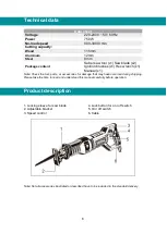 Предварительный просмотр 6 страницы Total TS100806 Operating Instructions Manual