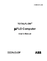 TotalFlow uFLO User Manual preview