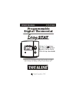 TOTALINE Easy Stat Owner'S Manual preview