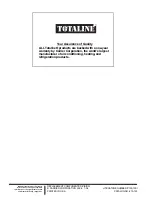 Preview for 4 page of TOTALINE P103-QUATTRO Installation & Operation Manual