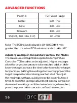 Preview for 16 page of Totally Wicked ARC GTI User Manual