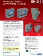 Preview for 1 page of Tote Vision EH-2001 Specifications