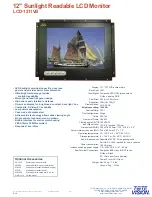 Tote Vision LCD-1211VB Specifications preview